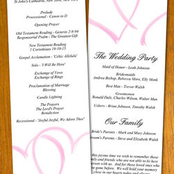 Great Free Sample Wedding Program Template Templates Example Programs Sikh Fans Printable Ceremony Formats