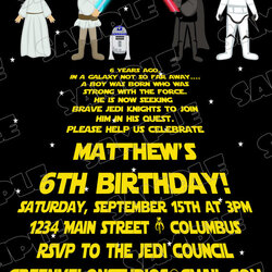 Sublime Free Printable Star Wars Birthday Invitations Invitation Card Party Jedi Scroll Template Templates