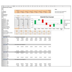The Highest Standard Beautiful Waterfall Chart Templates Excel Template Lab Charts