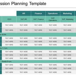 Very Good Sample Succession Planning Template Business Excel Free Templates