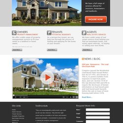 Swell Images About Smart Site Designs On The Loft We Property Management Websites Website Manager Standard