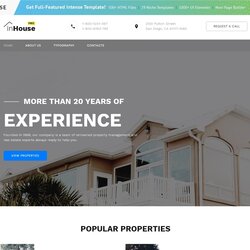 Property Management Website Templates Free Template Real Estate Original