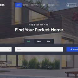 The Highest Quality Property Management Website Template