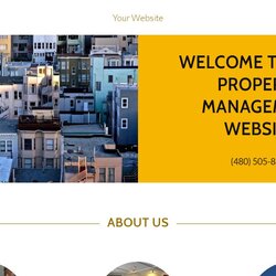 Fantastic Property Management Website Templates Example Thumb