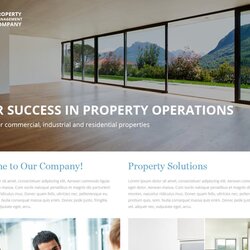 Property Management Responsive Website Template Demo Original