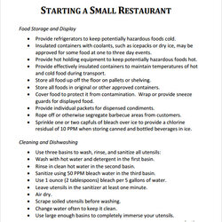 Terrific Restaurant Business Plan Template Download Free Documents In Word Sample Examples Example Templates