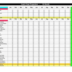 Cool Pin On Restaurant Forms Cash Flow Template Spreadsheet Excel Business Projection Forecast Month Example