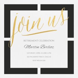 Free Retirement Party Invitation Templates For Word Farewell Flyer Luncheon Wording