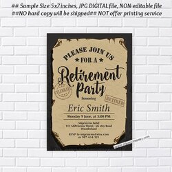 Retirement Invitations Party Invitation By Chalkboard Wording Parties