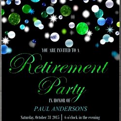 Outstanding Retirement Party Invitation Sample Templates