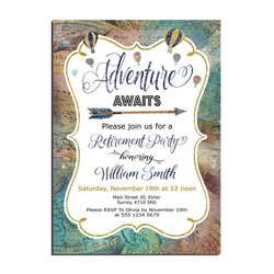 Wizard Related Image Retirement Invitations Party