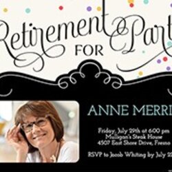 Retirement Party Invitations Customize Free Invites Sm Tile