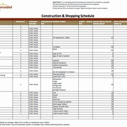 Capital Home Renovation Project Plan Template Schedule Kitchen Checklist Excel Construction Remodel