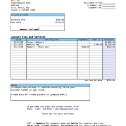 Splendid Account Statement Templates Free Method Template Scaled