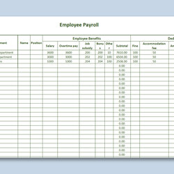 Wonderful Template Free Download Writer Presentation Spreadsheet Templates Payroll Employee Excel Detail