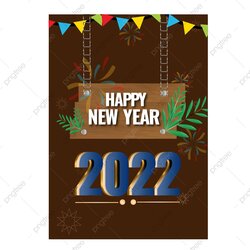 New Year Card Template Design Download On Image