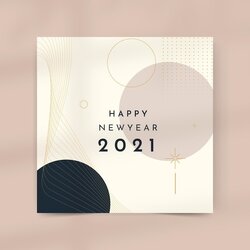 Supreme Free Vector New Year Card Template
