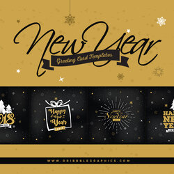 Superb Free New Year Greeting Card Templates By Jessica On Compress