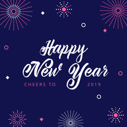 Terrific New Year Greeting Card Templates Template Ts