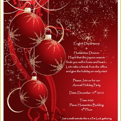 Swell Office Christmas Party Flyer Templates Free Of The Longest Island Word Template Holiday Printable