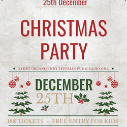 Spiffing Christmas Party Flyer Examples Format Template Event Word Templates Flyers Publisher Microsoft