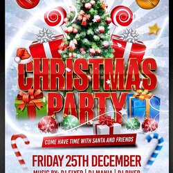 Best Event Flyer Templates Party Christmas Template Holiday Poster Family