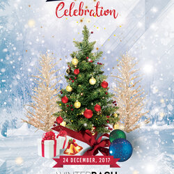 Exceptional Christmas Celebration Flyer Template