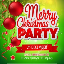 Superb Best Holiday Party Flyer Vector Design Trends Christmas Template Stock Idea Illustration Flyers