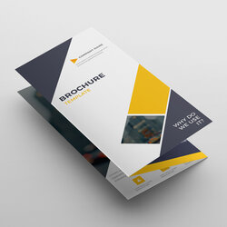 Matchless Fold Brochure Template On