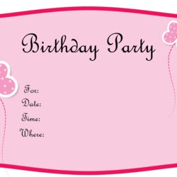 The Highest Quality Free Birthday Invitations To Print Design Invitation Templates Party Printable Edit Tons