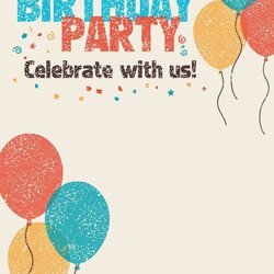 Supreme Birthday Invitation Template Party Invitations Card Printable Templates Cards Celebrate Happy Kids