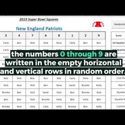 Football Squares Template Excel Database