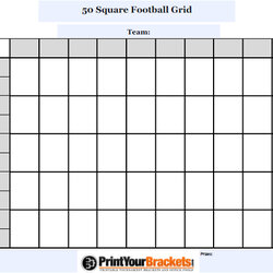 Splendid Football Squares Template Excel Business Square Grid Pool Print Customize
