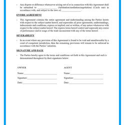 Brilliant Free Property Management Agreement Form And Template Contracts