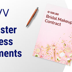 Cool Free Bridal Makeup Contract Template