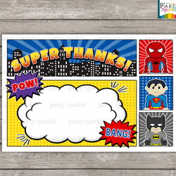 Fine Free Printable Blank Superhero Birthday Invitation Template