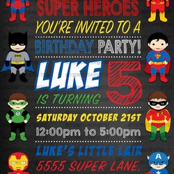 Champion Superhero Birthday Invitations Printable Digital File Party Super Superheroes Hero Avengers Roes