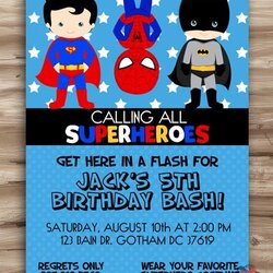 Superb Superhero Party Invitation Template Free Elegant Invite Superman Wording Toms Teaspoon Vinegar Cider