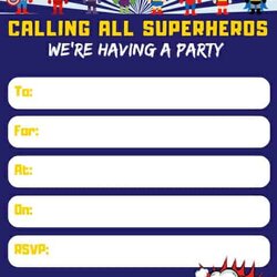 Magnificent Free Printable Superhero Invitations Party Birthday Invitation Template Templates Top Superheros