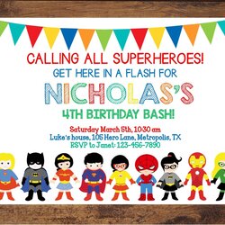 Exceptional Pin By Mari On Superhero Invitation