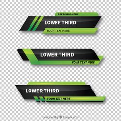 Smashing Lower Third Vector At Collection Of Thirds Templates Os