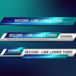 Tremendous Lower Thirds Pack Design Template