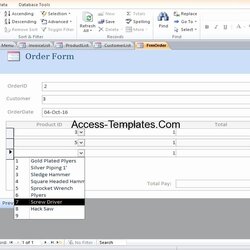 Access Form Templates