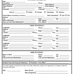Worthy Office Forms July Credit Form Application Card Business Entry Data Services Customer