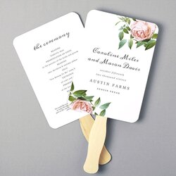 Excellent The Top Ideas About Wedding Fans Programs Home Family Style Templates