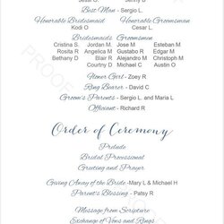 Outstanding Wedding Program Fan Sided Printable Digital File