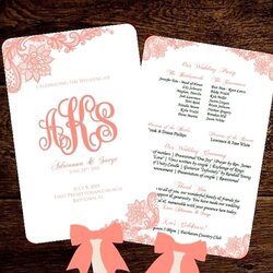 Tremendous Wedding Fan Program Printable Template By Programs Instant Templates Item Fans Paper