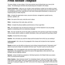 Swell Press Release Format Templates Examples Samples Event Template Example Awful Database Charity Kb