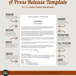 Admirable Format Press Release Example Word Indie Developer Writing