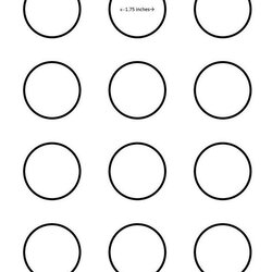 Very Good Inch Circle Template Guide Templates Printable French Macaroon Sheet Perfect Google Sizes Folder